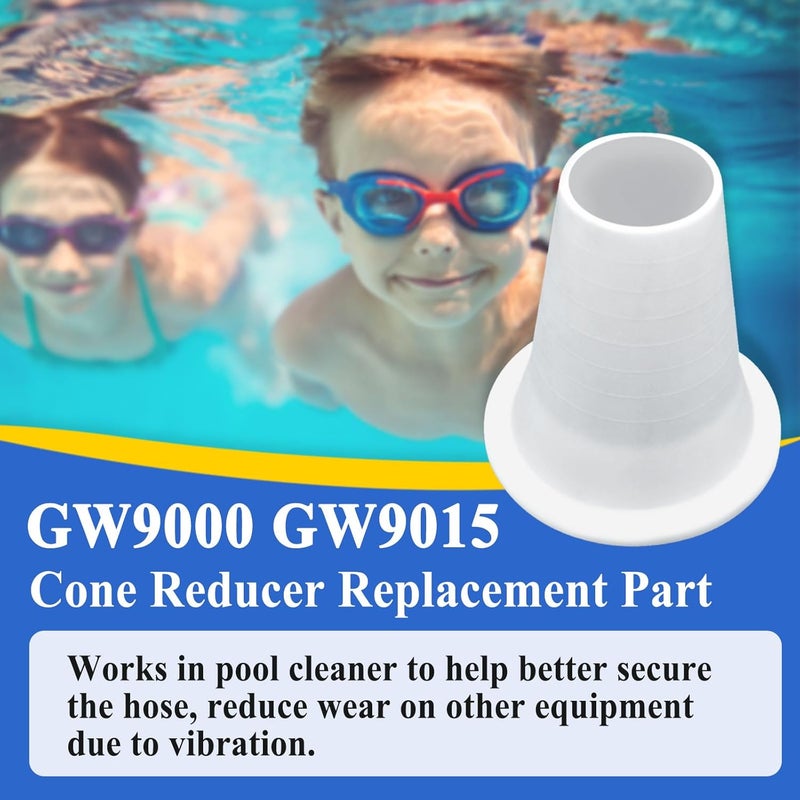 Ebrmeiwo 2Pcs GW9000 GW9015 Cone Reducer, Automatic Pool and Spa Cleaner Replacement Part, White - Image 3
